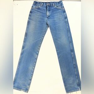 Wrangler Jeans Mens 33x38 Light Blue Wash Jeans Cowboy cut 1013MWZPW Orignal Fit